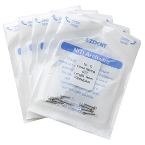 AZDENT Dental Orthodontic NITI Closed Coil Spring 0.012*9mm 10pcs/pack - Picture 1 of 6