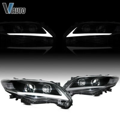 Conjunto de proyector faros LED DRL de reemplazo VLAND para Toyota Corolla 2011-2013 Foto 1 de 4
