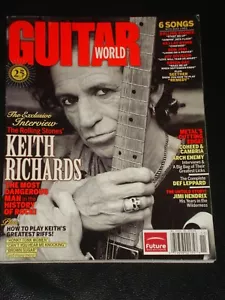 GUITAR WORLD magazine 2005, Keith Richards, Def Leppard, Jimi Hendrix Arch Enemy - Foto 1 di 1