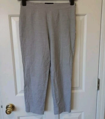 PIAZZA SEMPIONE Audrey Made Italy Cotton Blend Ankle Pants Career Casual Size 40 - Image 1 of 4