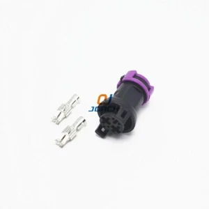 10 sets 2 pin 6.3 series VW round fog lights plugs wire connector 813 972 923 - Picture 1 of 6