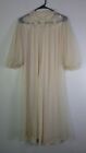 Vintage Womens Nightgown Robe Sz Medium peignor Pink Lace fairytale 0938 1950s