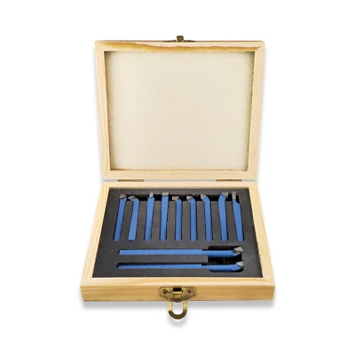 11PC BRAZED BORING TURNING TOOL LATHE CUTTER SET 6MM RDGTOOLS - Image 1 of 3