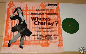 NORMAN WISDOM ~ WHERE'S CHARLEY? ~ UK COLUMBIA COMEDY THEATRE FRANK LOESSER LP - Picture 1 of 9