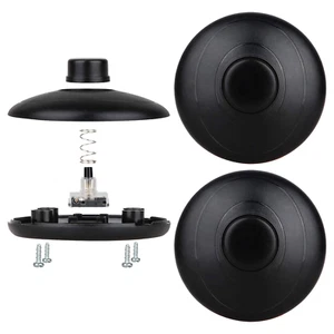 3Pcs Floor Lamp Foot Switch, Black Foot Pedal Switch, round Floor Lamps Foot Inl - Picture 1 of 12