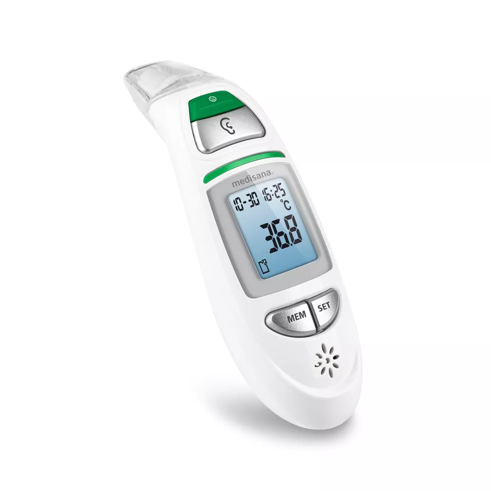medisana TM 750 digitales Fieberthermometer Ohrthermometer Stirnthermometer 6in1 - Bild 1 von 4