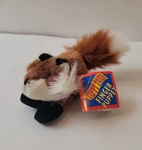 Marioneta de dedo de zorro astuta de peluche Mary Meyer Tippy Toes 1997 de colección - Imagen 1 de 11