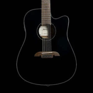 Alvarez Artist Series AD60-12CEBK 12 String Acoustic-Electric Dreadnought Guitar - Picture 1 of 10