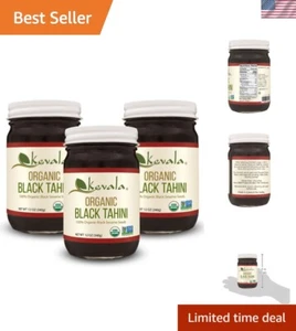 Organic Black Sesame Tahini, 12 Oz, 3 Pack - Picture 1 of 6