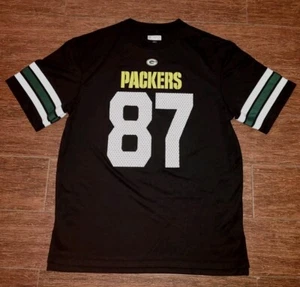 NFL Green Bay Packers Jordy Nelson #87 Black Jersey Men's Size L - Picture 1 of 9