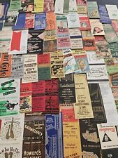VINTAGE MATCHBOOK COVERS YOU PICK SEE PHOTO'S RESTAURANT LOUNGE CAFE CASINO INN