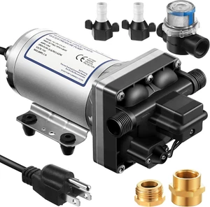Water Pressure Booster Pump 110V 5.5 GPM 70 PSI, Self Priming Industrial Water P - Picture 1 of 12