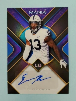 2022 Wild Card Ellis Brooks Auto Mania Purple #AM-TH13 Card - Image 1 of 2