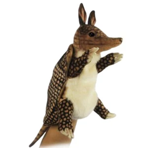 Armadillo Puppet Hansa Realistic Animal Soft Plush Toy 46cm H **FREE DELIVERY** - Picture 1 of 2