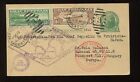 C13 & C14 Graf Zeppelin Used Stamps on APR 30 Uprated Card to Hungary LV4416