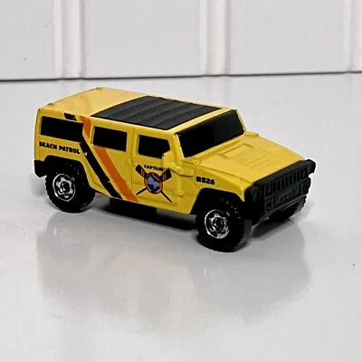 2002 HUMMER H2 SUV CONCEPT MATCHBOX DIECAST YELLOW CAR TOY MATTEL INC. - Image 1 of 4