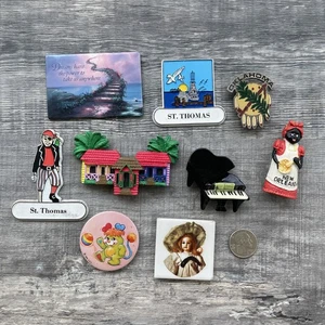 Vintage Magnets Lot Of 9  - Picture 1 of 3