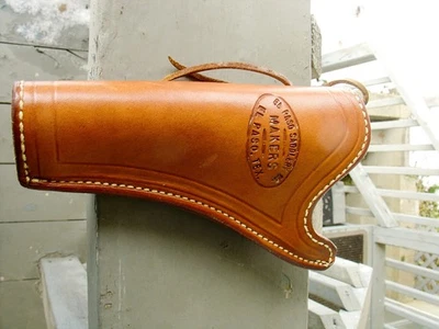 Lined El Paso Saddlery Co. 1870 Slim Jim Holster Left Hand For Colt SAA. - Image 1 of 4