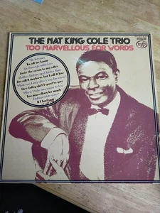 Nat King Cole 12" LP Vinyl MFP 50177 The Nat King Cole Trio Too Marvellous For - Picture 1 of 11