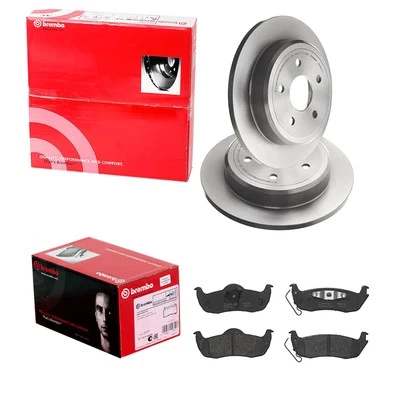 BREMBO Discos de Freno + Pastillas Traseras Apto para Jeep Commander + Grand - Imagen 1 de 4