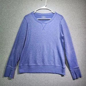 Tek Gear Sweatshirt Damen M lila Daumenlöcher leichter Pullover Oberteil - Bild 1 von 6