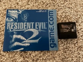 Resident Evil 2 Tiger Electronics Cartridge W/ Manual Tested