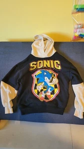 Sonic The Hedgehog Hooded Sweatshirt Size 8 - Picture 1 of 5