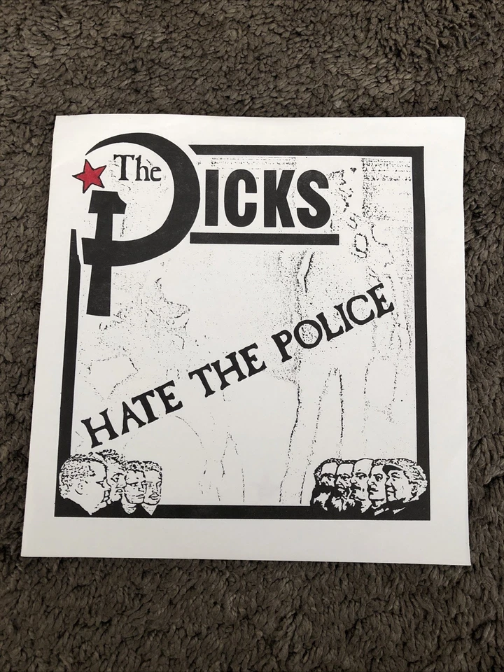 MINT The Dicks – The Dicks Hate The Police / 1/500 UK PRESS 7" TRANSLUCENT - Image 1 of 4