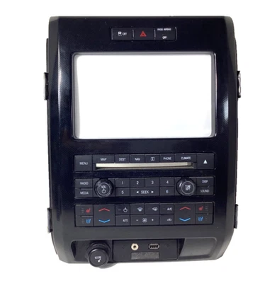 Interruptor de control de clima radio tablero central Ford F150 2011-2012 embellecedor BL3T-18A802-DE Foto 1 de 4