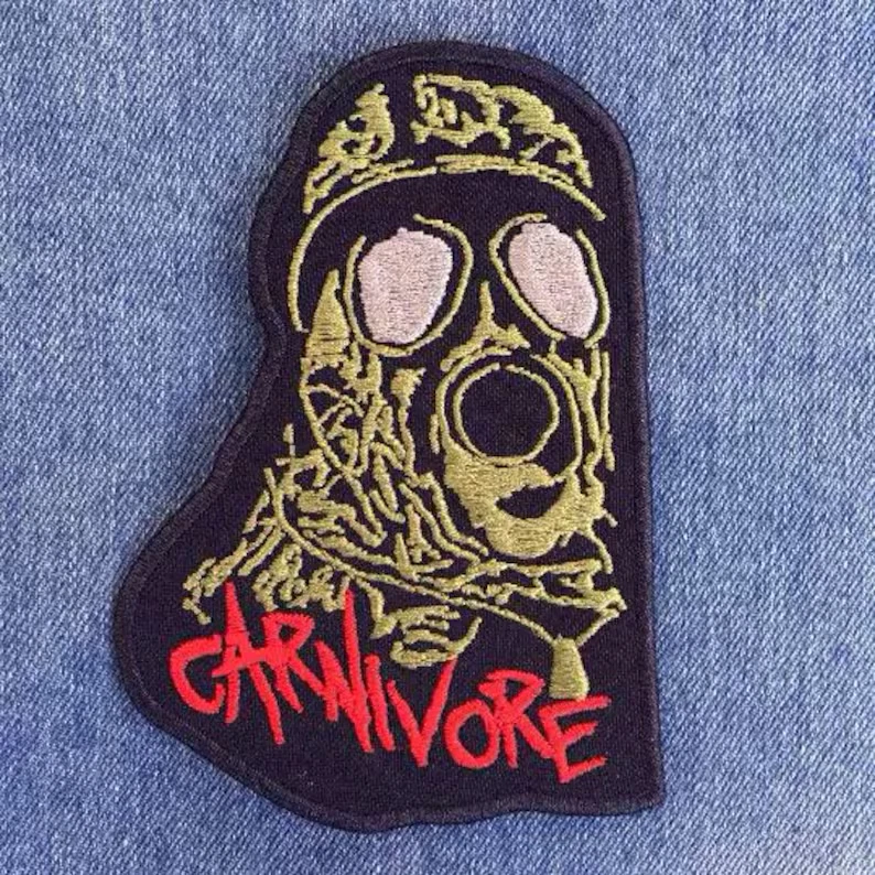 CARNIVORE embroidered patch Type O' Negative Razor Nuclear Assault S.O.D. M.O.D. - Image 1 of 1