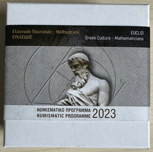 10 Euro Silber Griechenland 2023, Euklid Griechische Mathematiker - Bild 1 von 4
