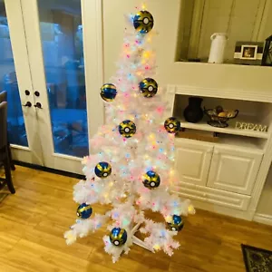 10 Empty Poke Ball Tins Pokemon Pokeballs Cosplay Decor Christmas Tree Ornaments - Picture 1 of 9