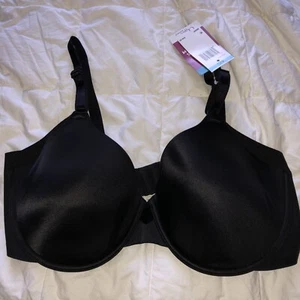 NWT Olga No Side Effects Underwire Lightly Padded Bra Black 42C GB0561C - Picture 1 of 7