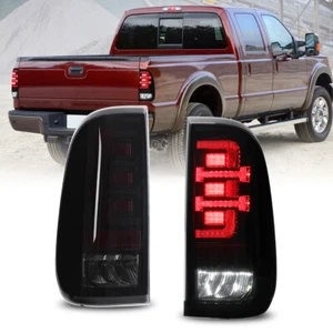 LED Tail Lights For 2008-2016 Ford F-250 F-350 F-450 Super Duty Brake Smoke Lamp - Picture 1 of 13