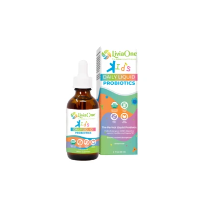 LiviaOne KiDS Liquid Probiotic -  USDA Certified Organic - Monthly New Stickers - Image 1 of 4