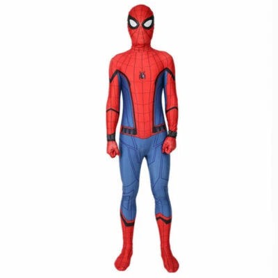 Spider Man Far from Home Iron spider Homecoming Costume Adult Spandex Tight Suit - Image 1 of 4