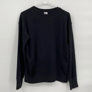 All in Motion Target Activewear Sweatshirt Girls Black Crew Pullover XL 14/16 - Picture 1 of 8