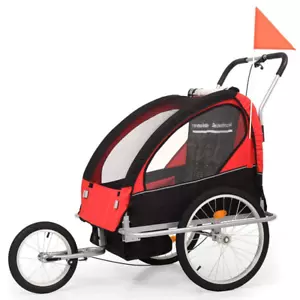 Kids Bike Trailer Child Bicycle Pram Stroller Children Jogger /pet Bicycle - Picture 1 of 14