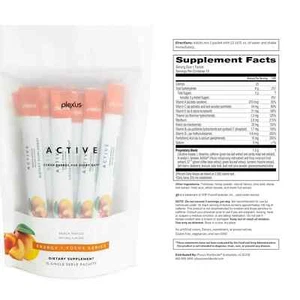 Plexus Active Peach Mango Sealed Bag 15 Packets New Sealed Bag Exp. 06/27 - Picture 1 of 1