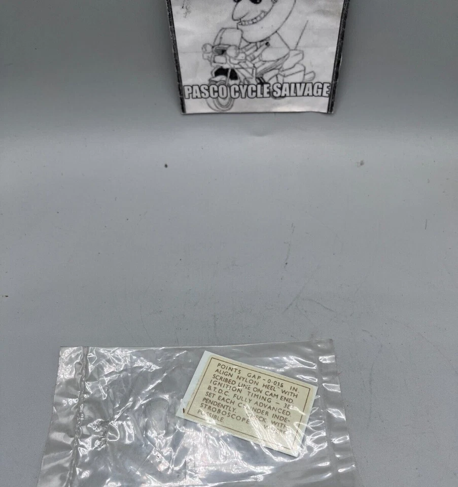 NOS-Triumph BSA Gold Points Gap Decal/Sticker CS-9407W - Image 1 of 1