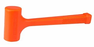 1lb DEAD BLOW Hammer Mallet Plastic Neon Orange 11 3/4" Long Fast Shipping - Picture 1 of 1