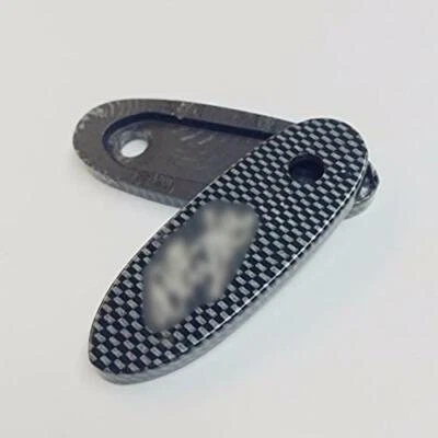 Placas base de bloque de espejo retrovisor para Kawasaki Ninja 500R 636 Zx6R Zx7 Zx9 10R carbono Foto 1 de 4