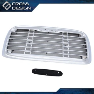 Chrome Front Grille Replacement Fit For Freightliner Columbia BugScreen 2000-08 - Picture 1 of 12