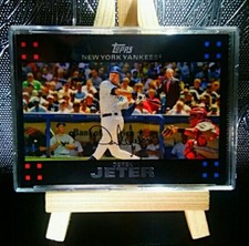 Derek Jeter 2007 Topps #40 SSP Mantle & Bush Variation (NM-M) (HOF)⭐⭐⭐⭐⭐