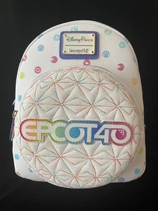 Mini Mochila Loungefly Disney EPCOT 40 Aniversario Nave Espacial Tierra - Nueva - Imagen 1 de 11