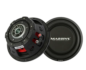 MASSIVE AUDIO UFO10V2 - 10" 300 vatios RMS doble 4 ohmios subwoofer delgado 600 W - Imagen 1 de 4