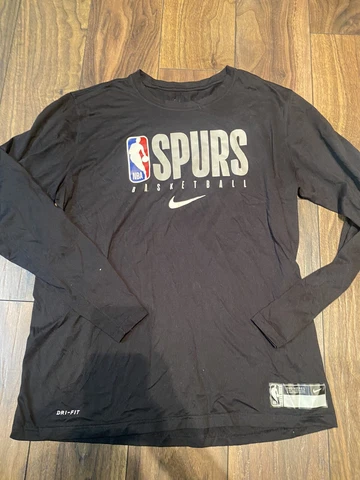 Nike NBA San Antonio Spurs Ls Tee Warm Up L Black Cover