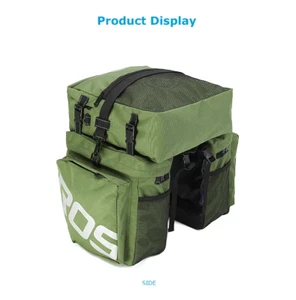 MTB Rennrad 3 in 1 Kofferraumtaschen Fahrrad doppelseitig Fahrradtasche Heckträger Heck - Bild 1 von 10