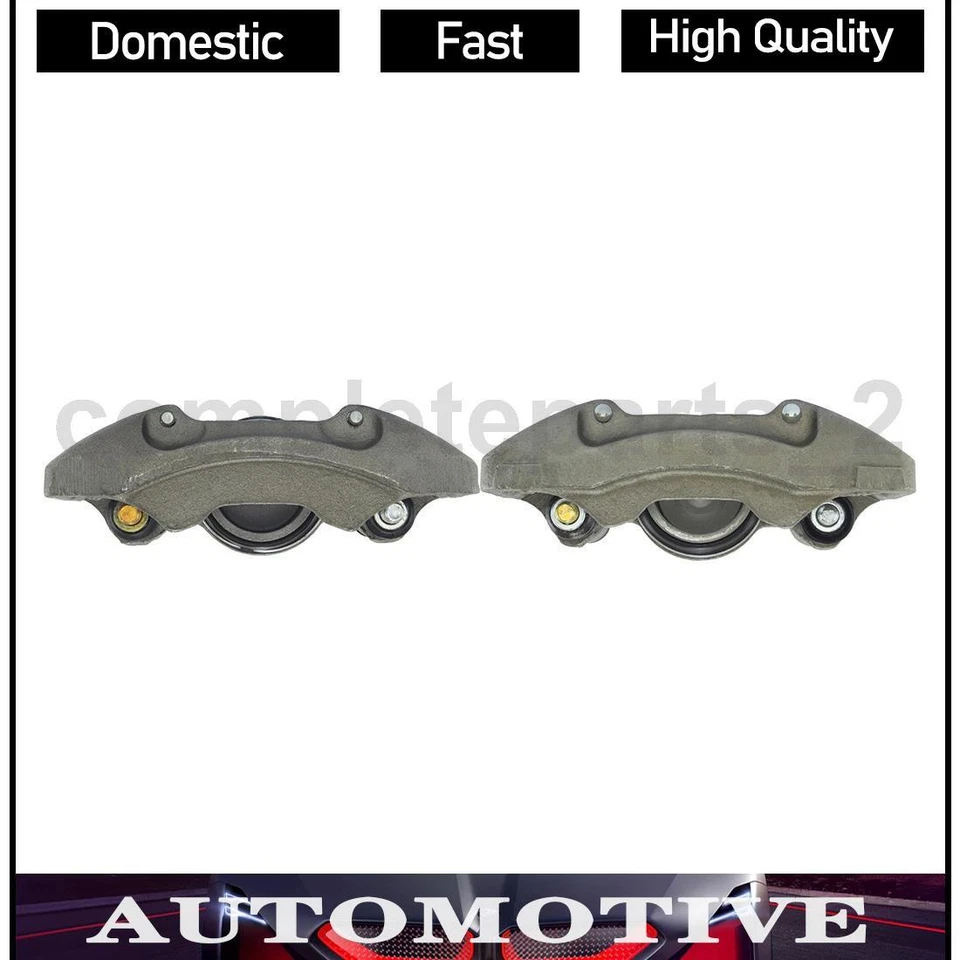 2 Front Brake Calipers Fits 2000 Ford Escort 2001 Ford Escort 2002 Ford Escort - Image 1 of 4