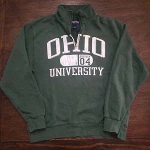 Vintage Ohio University Sweatshirt L NCAA College Football Jansport Bobcats 90s  - Picture 1 of 10